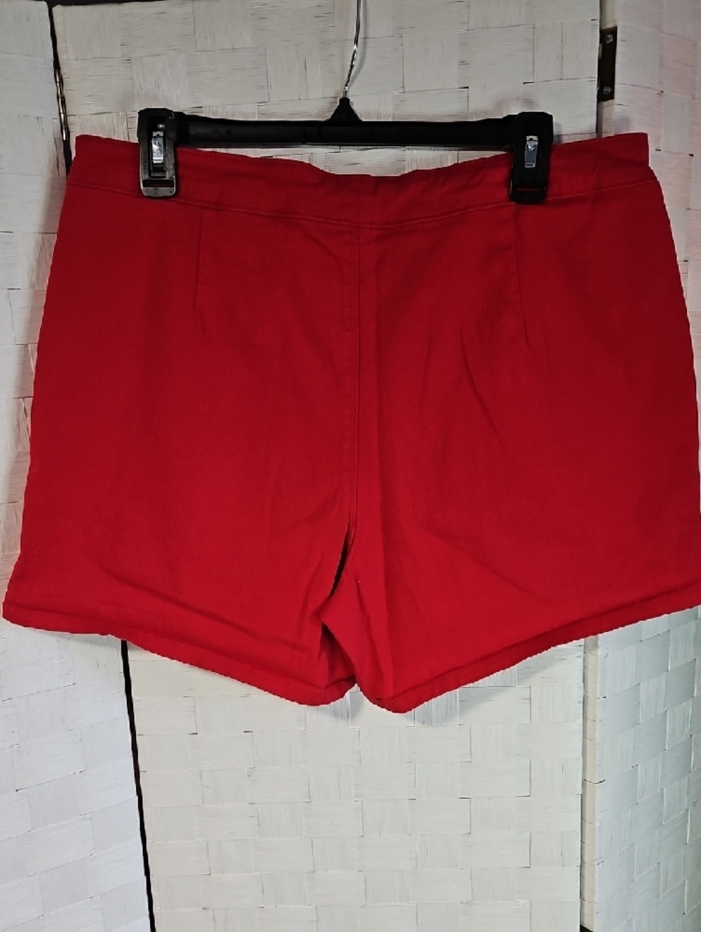 No Boundaries High-Waist Red Button Sailor Shorts - Picture 3 of 4